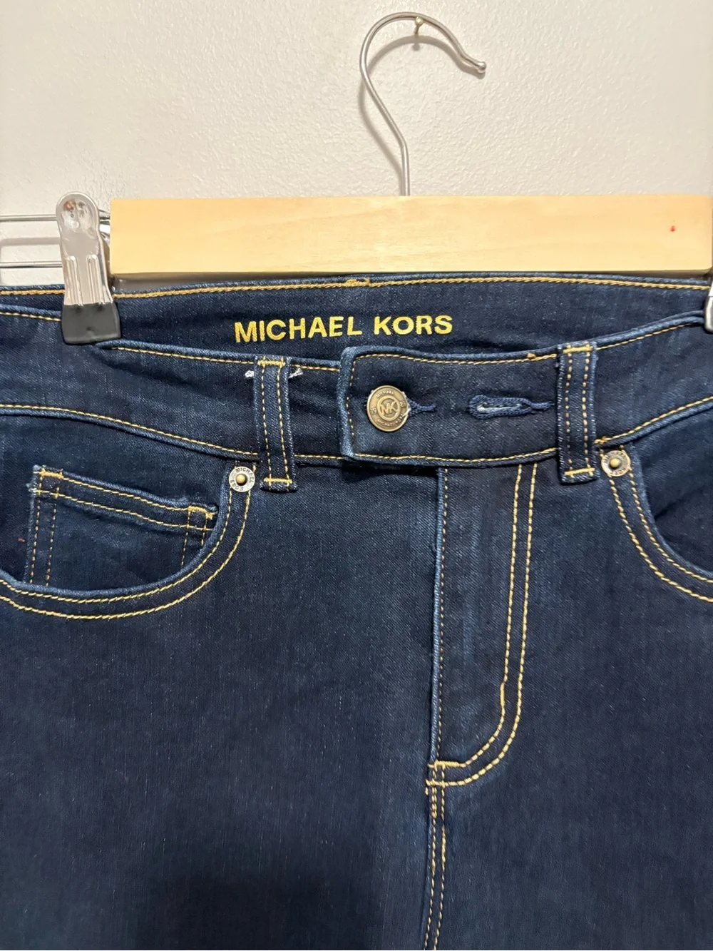 Michael Kors Dark Navy Flare Jeans